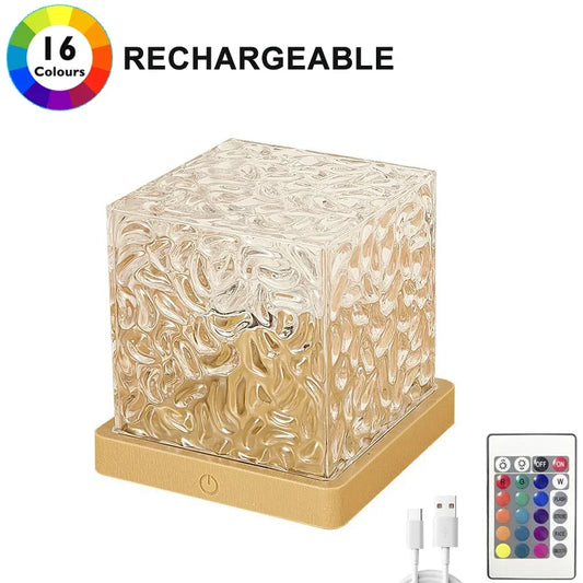 Transform Your Space with the Aurora RGB Bedside Lamp – 16 Colors of Relaxation and Ambiance